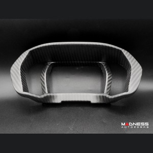 Alfa Romeo 4C Carbon Fiber Instrument Gauge Trim - Matte Finish